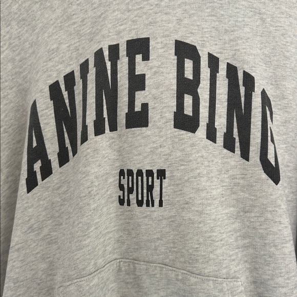 Anine Bing Gray Hoodie - Picture 2 of 8